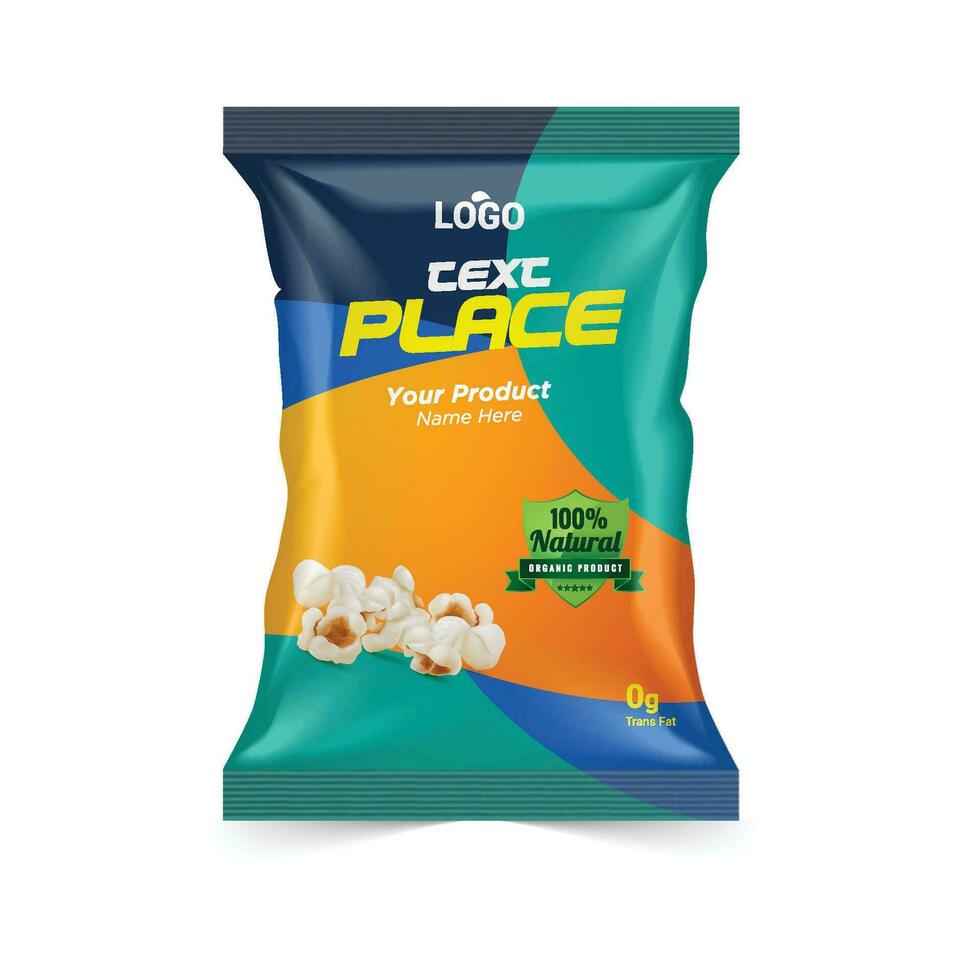 Packaging Design, foil bag Label Design, Dry fruit Packaging, Premium label design vector