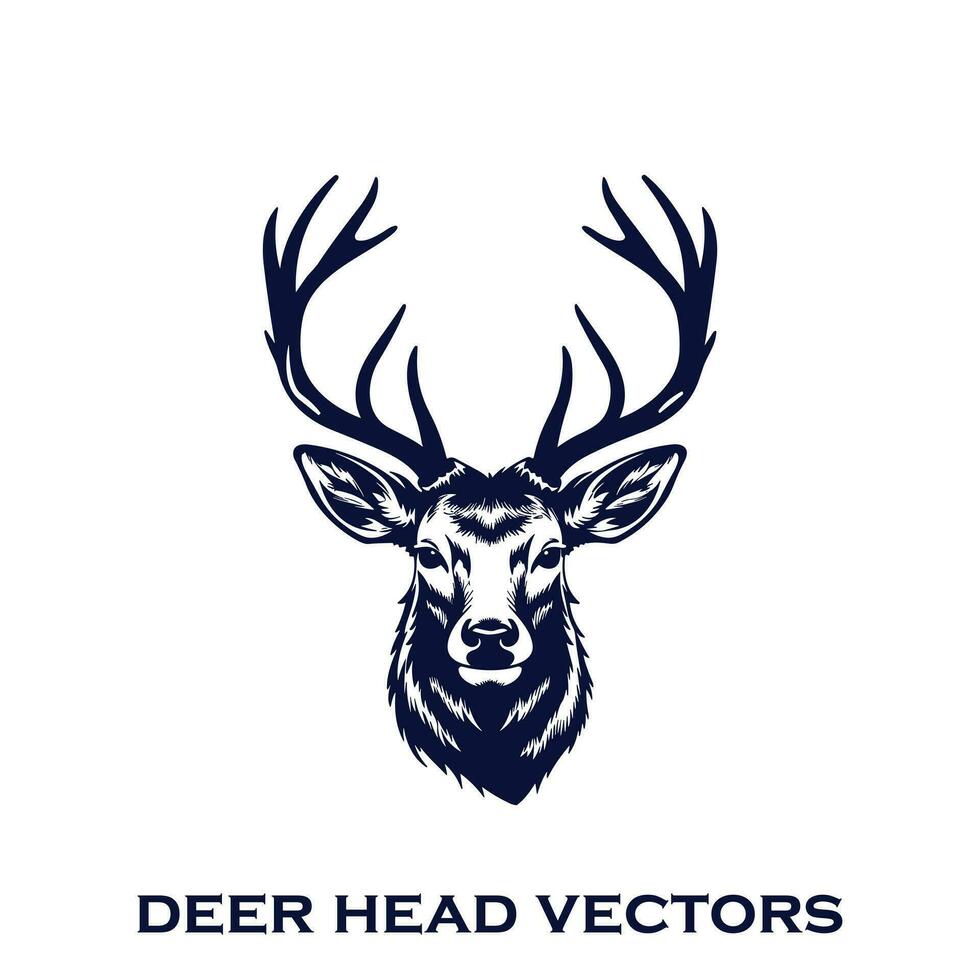 deer head vector illustration