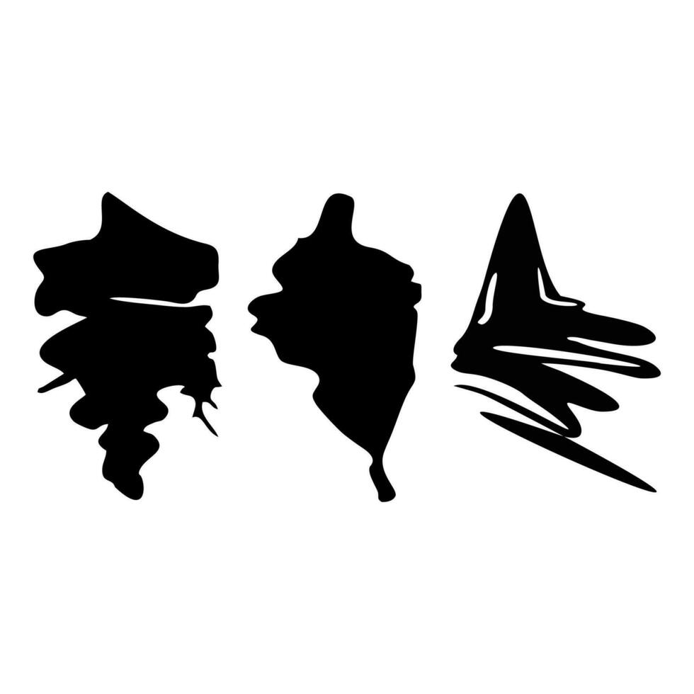 black blot icon vector