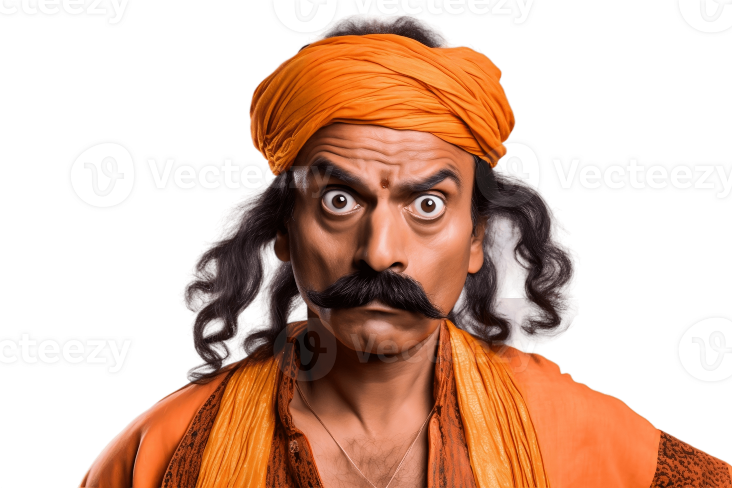 AI generated An Indian Actor on Transparent Background. AI png