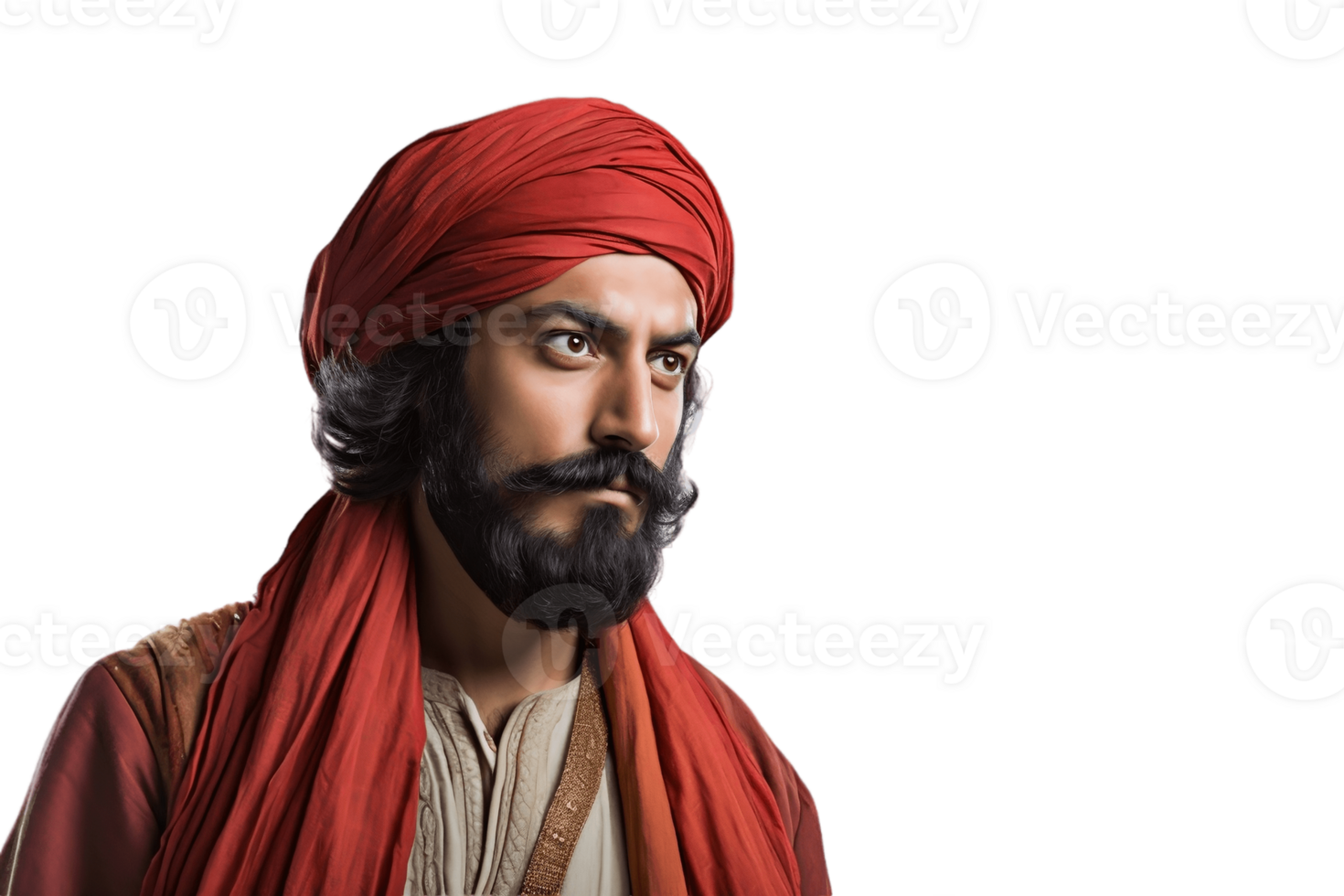 AI generated An Indian Actor on Transparent Background. AI png