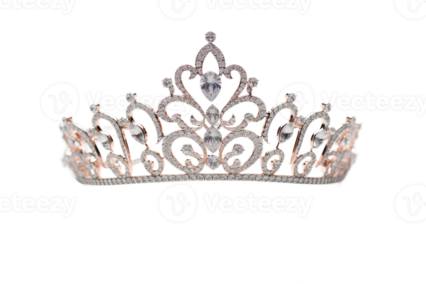 AI generated Tiara with a Transparent Background. png