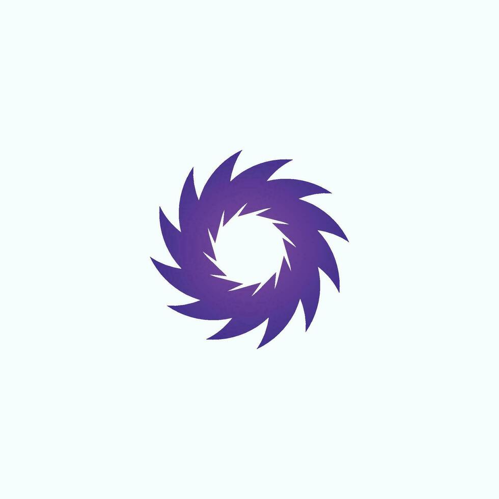 Vortex icon logo vector design template