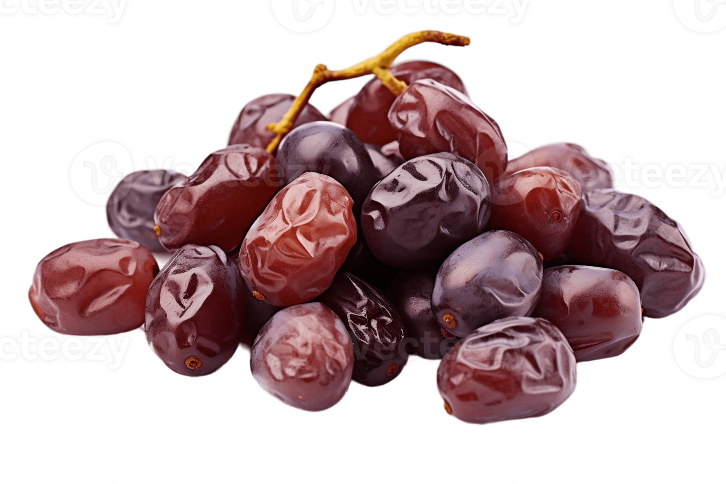 AI generated Prunes on Transparent Background. AI png