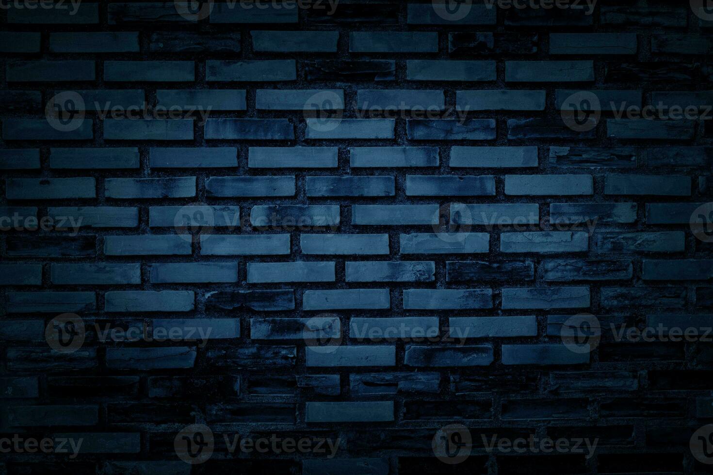 Navy blue brick wall texture background vintage backdrop for design photo