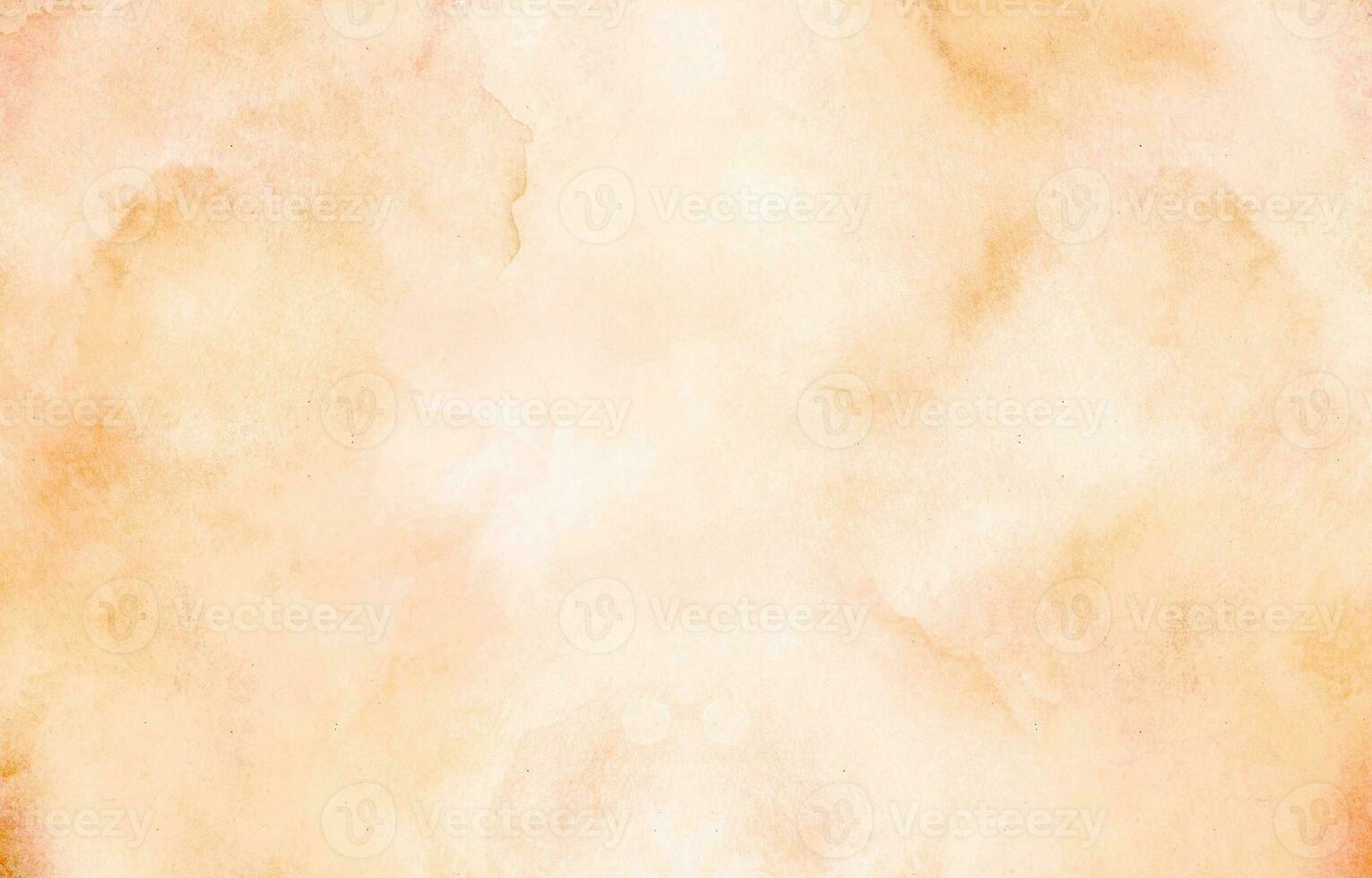 Orange pastel Stains and Blob on watercolor paper Texture Backgrounds, Soft pastel background artistic element for templates invitation card design photo