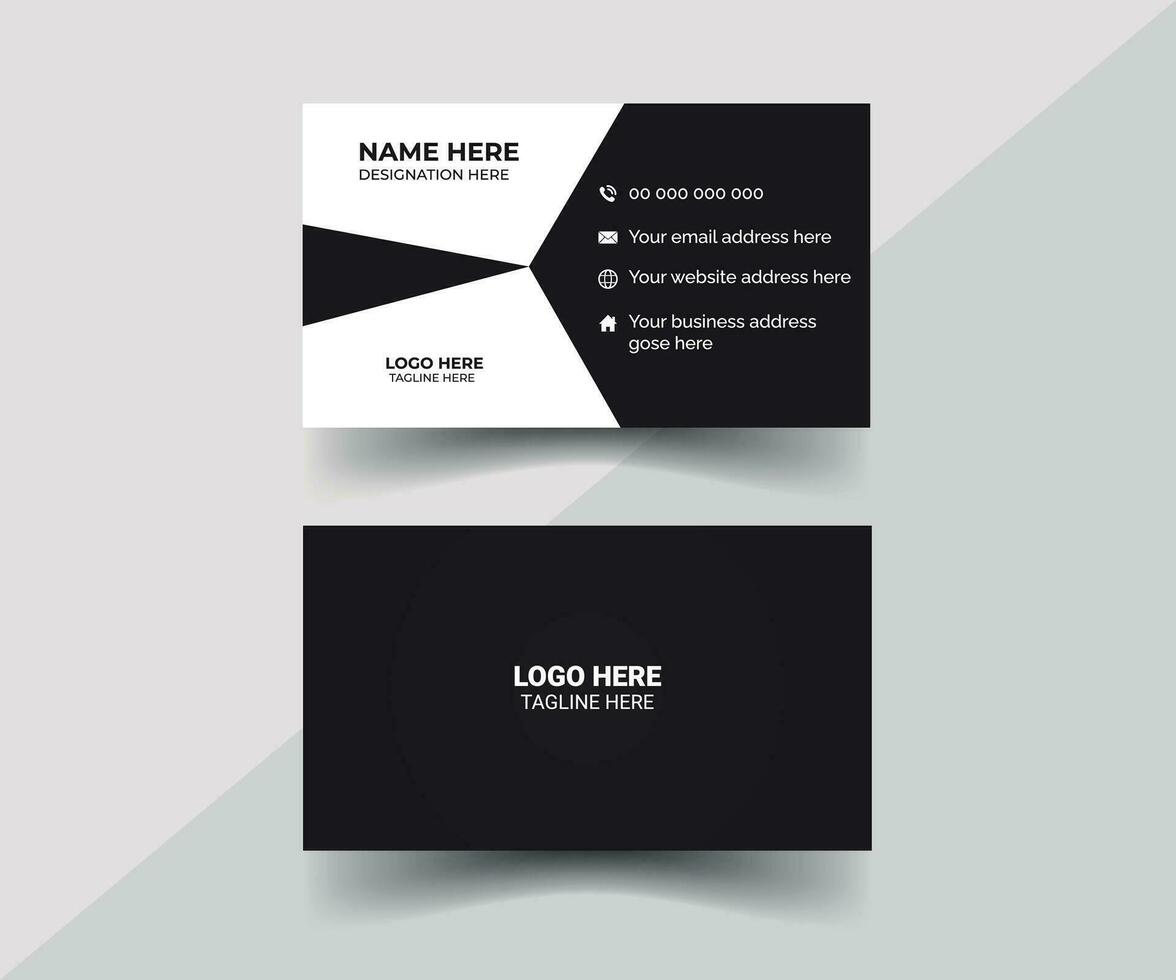 Business card Template vector