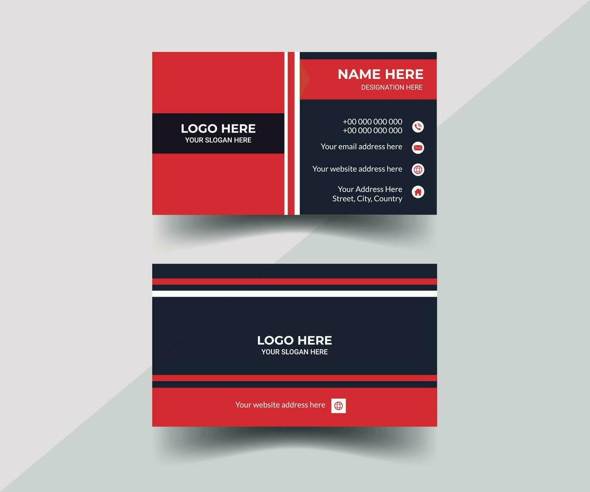 Modern Vector Business Card Template