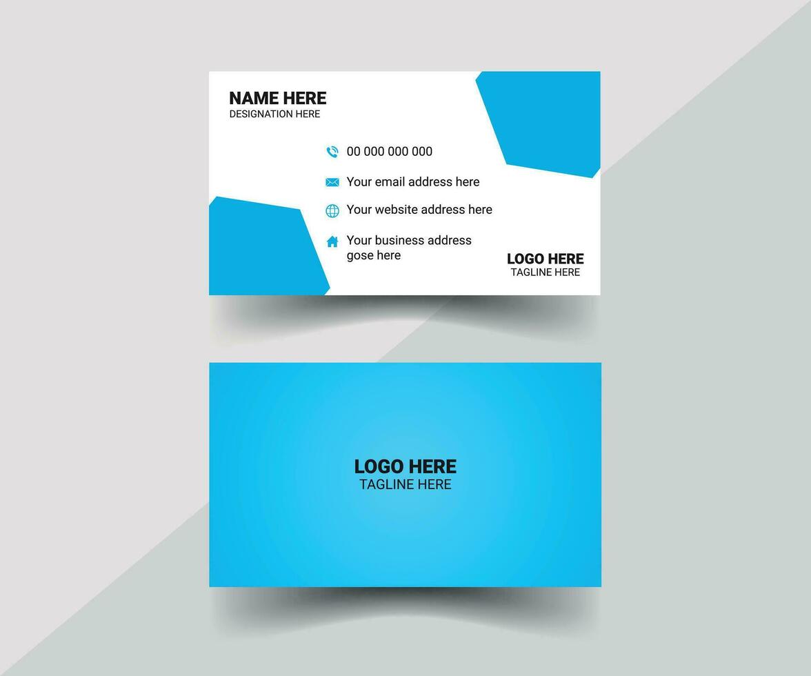 Business card Template vector