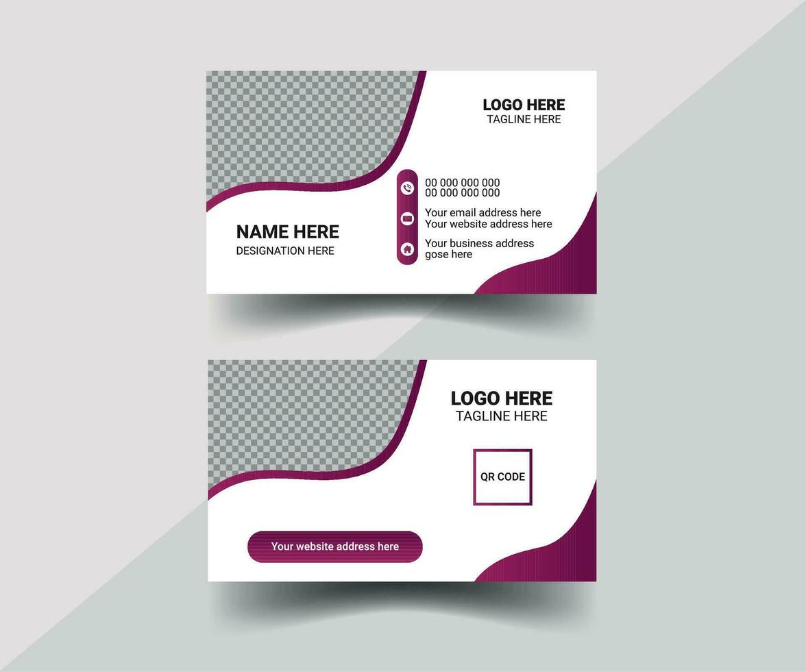 Modern Vector Business Card Template