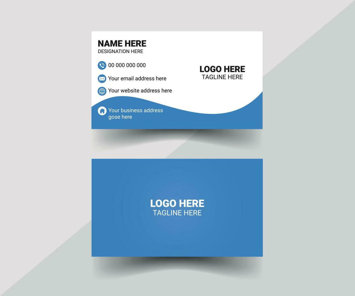 Business card Template vector