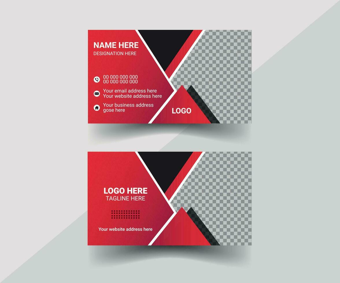 Modern Vector Business Card Template