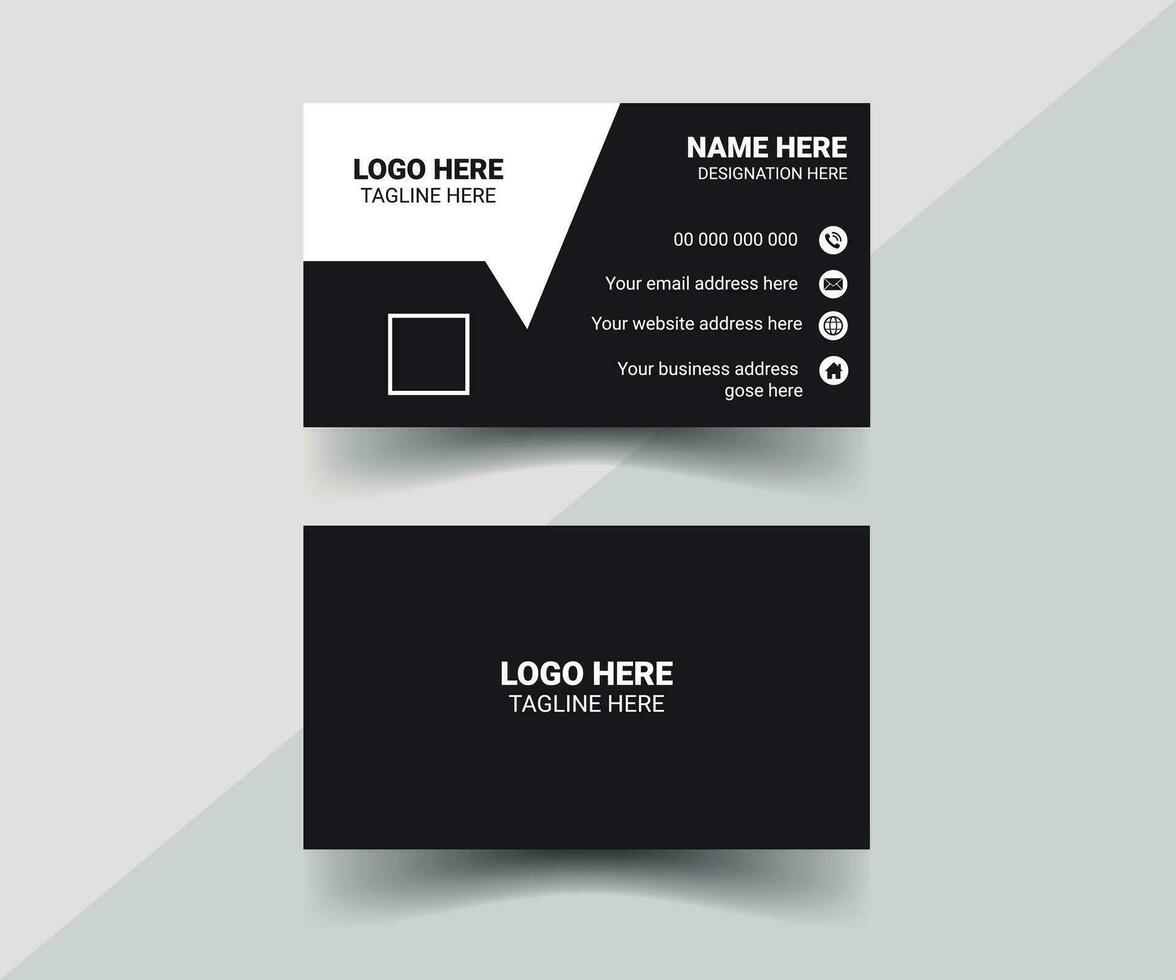 Business card Template vector