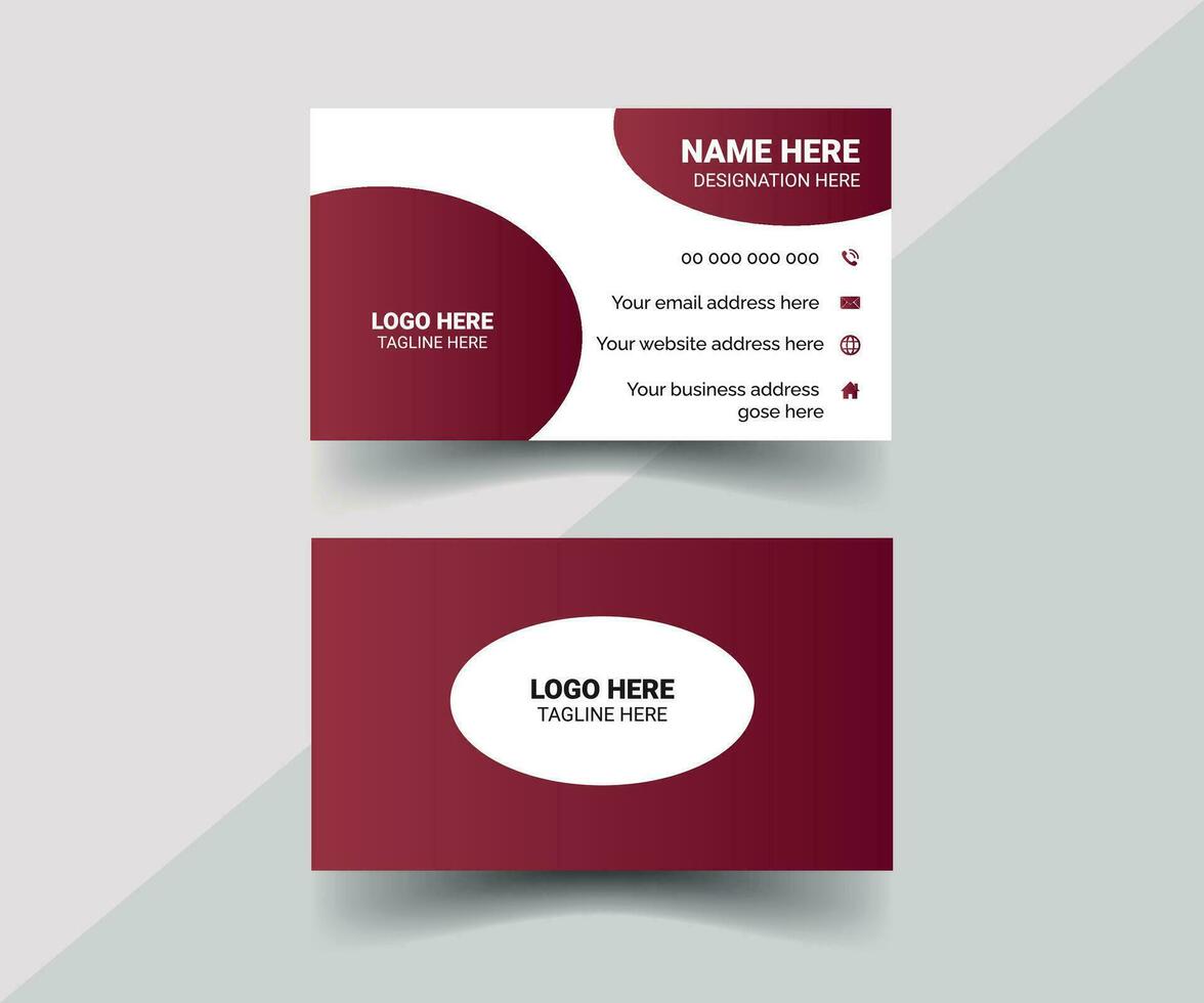 Business card Template vector