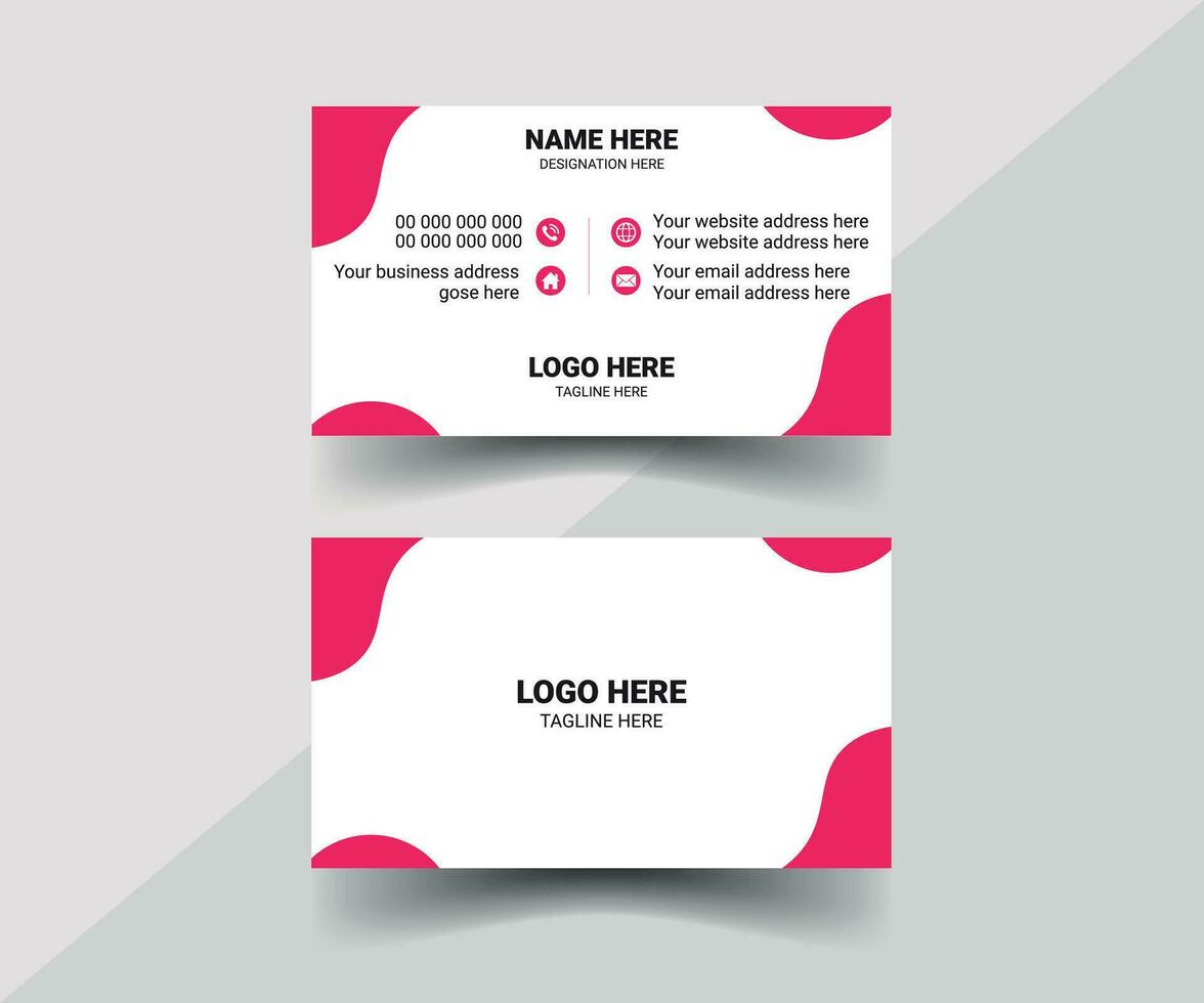 Business card Template vector
