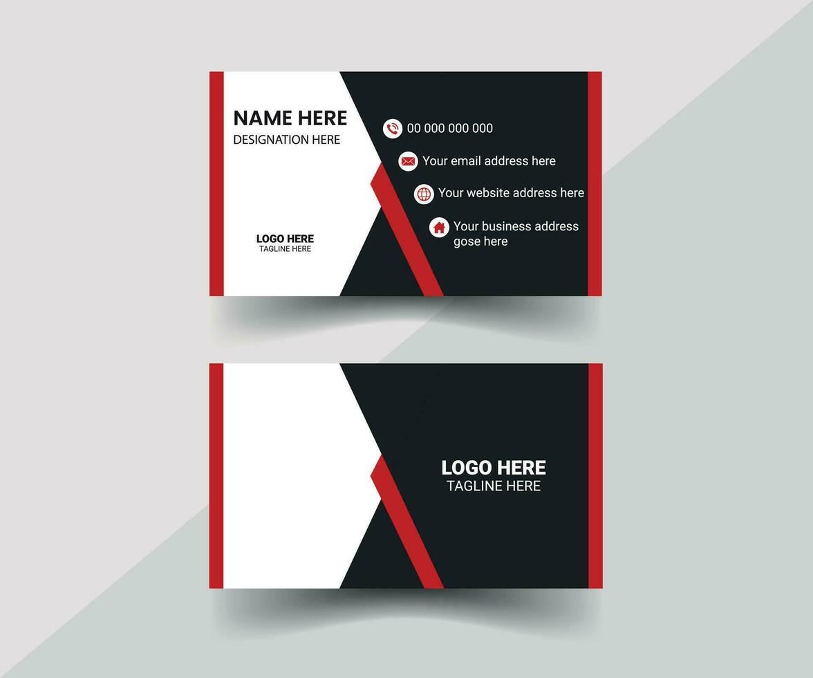 Modern Vector Business Card Template