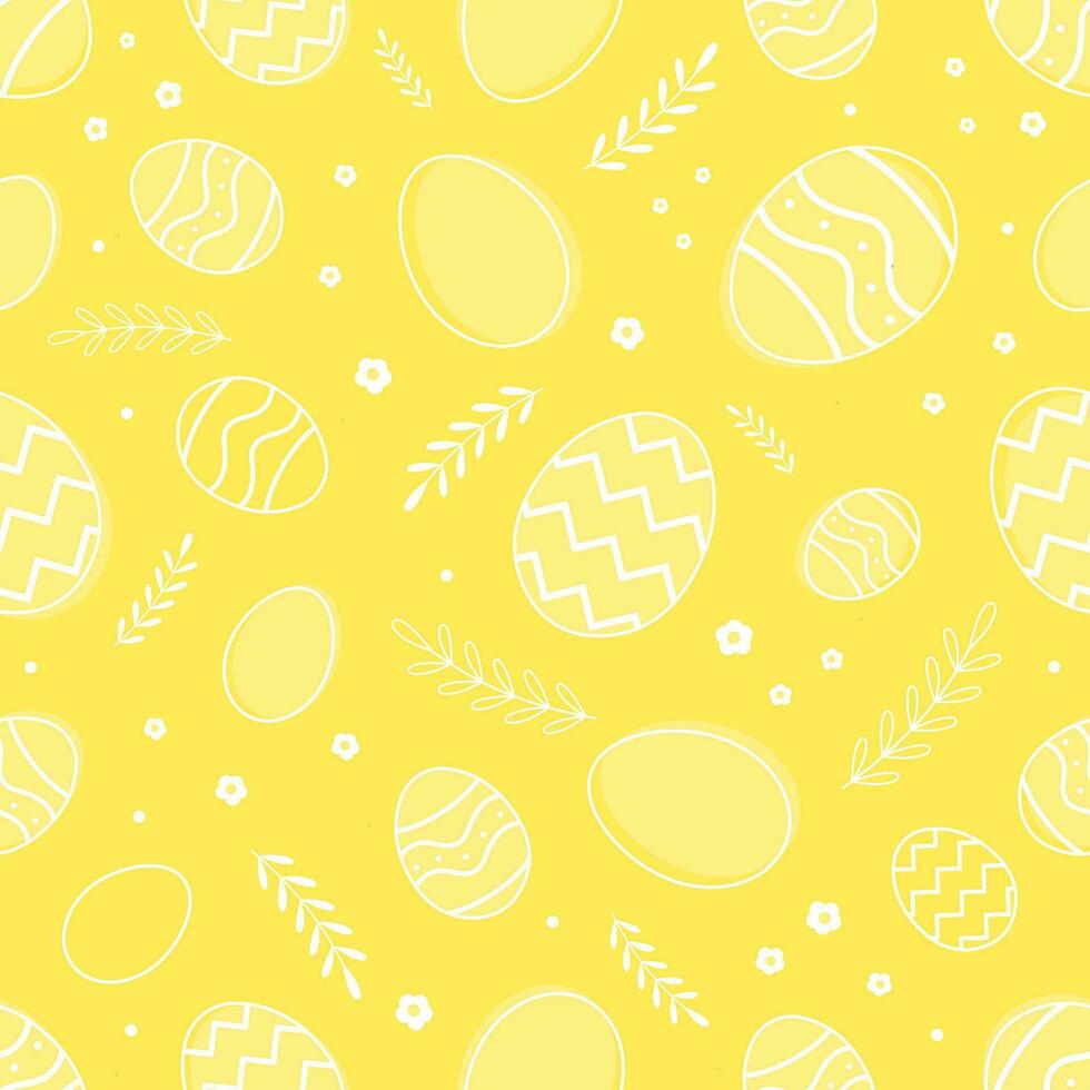 Simple Easter pattern vector