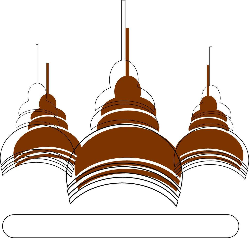 ilustración representando un moderno rascacielos edificio, exhibiendo sus arquitectónico diseño y vertical presencia en un metropolitano paisaje vector