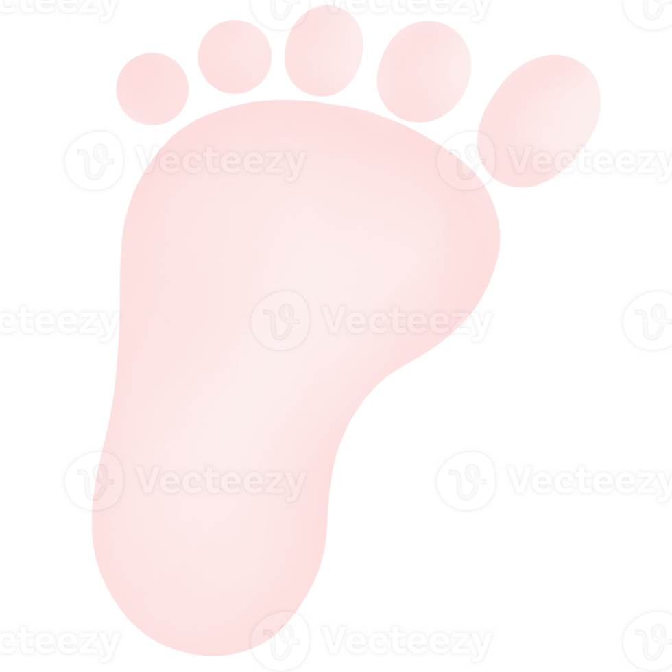 voet afdrukken clip art baby roze transparant png