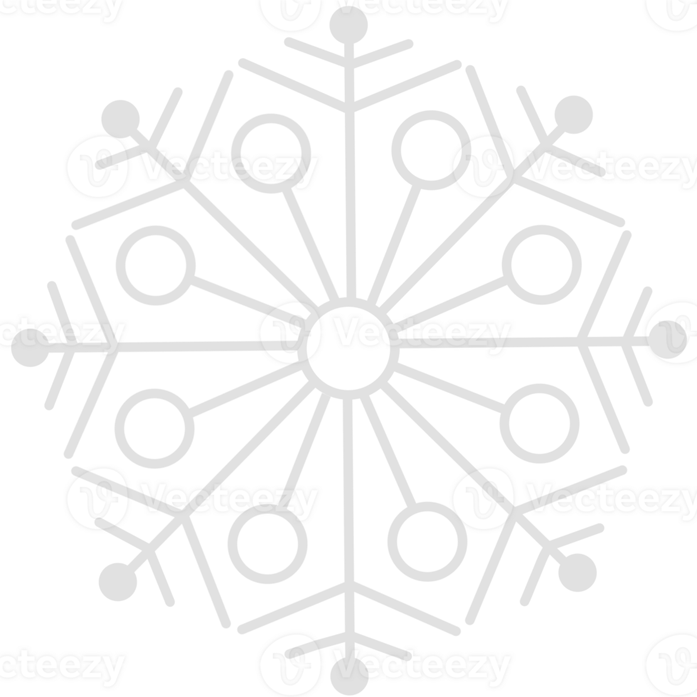 snowflake clipart -png element png
