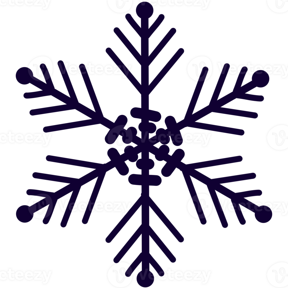 snowflake clipart -png element png