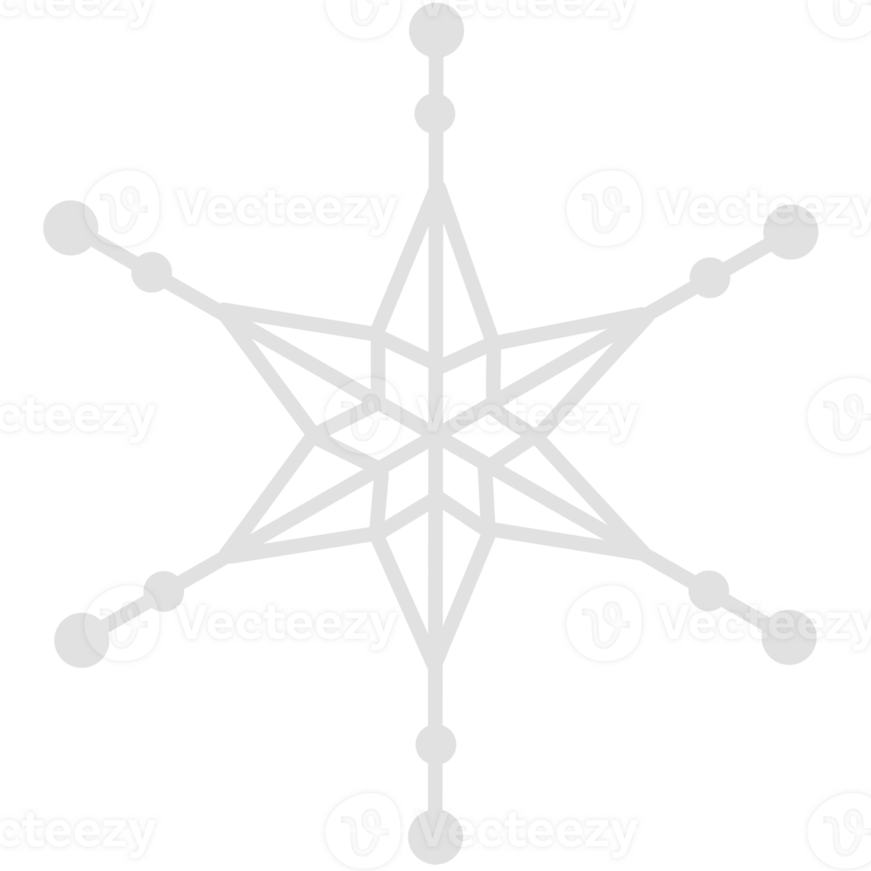 snowflake clipart -png element png