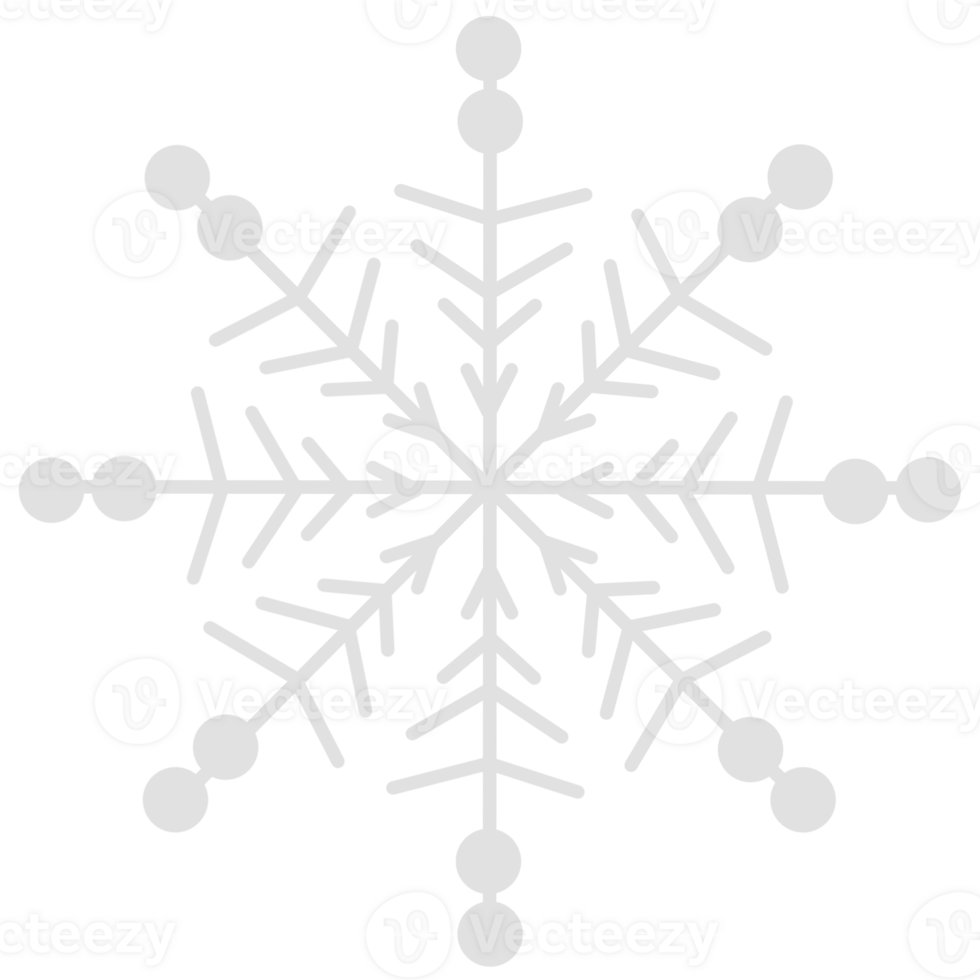 snowflake clipart -png element png