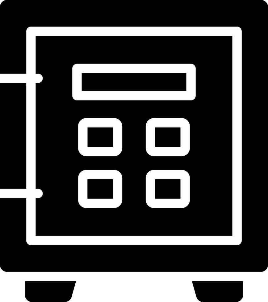 Safe Lock Creative Icon Design vector