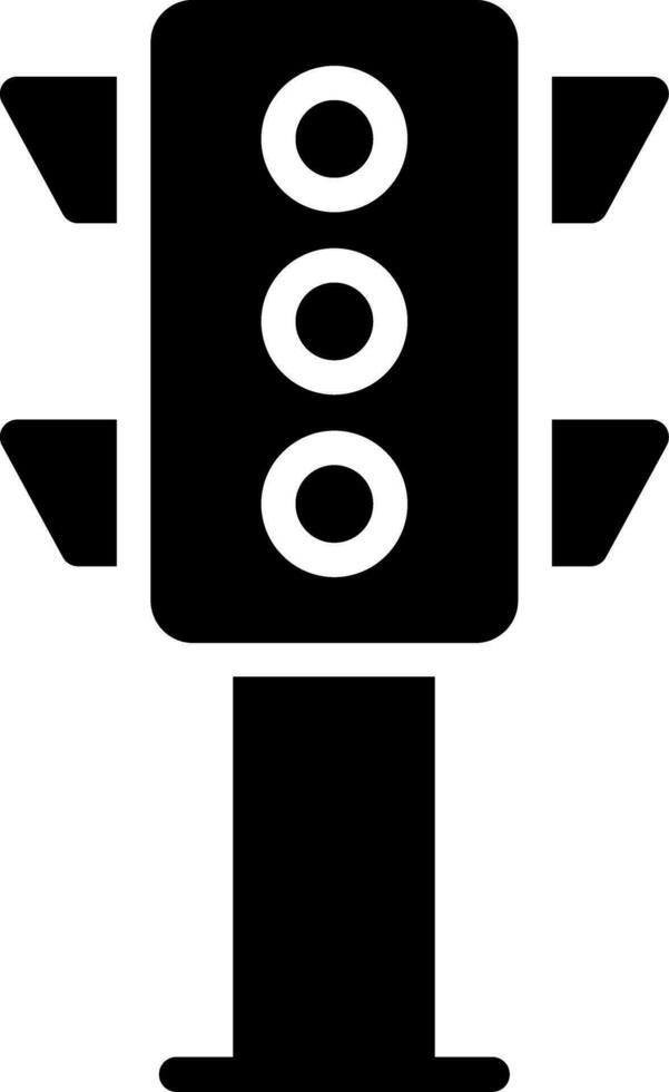 Traffic Light Creative Icon Design vector