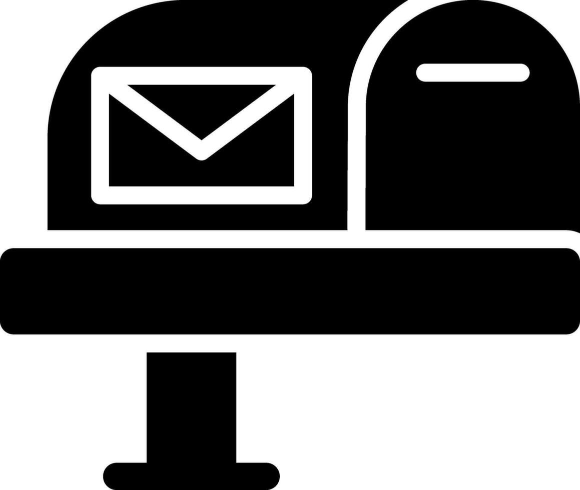 Mail Box Creative Icon Design vector