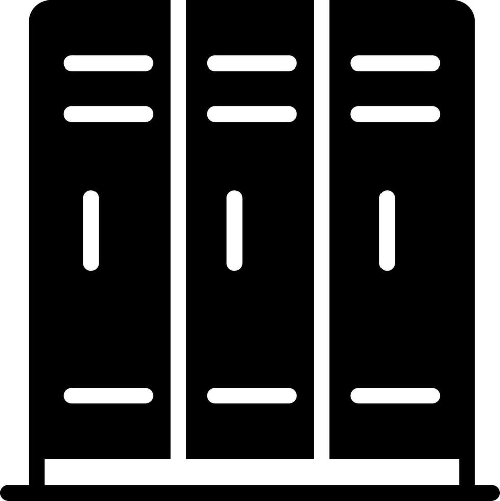 Lockers Creative Icon Design vector