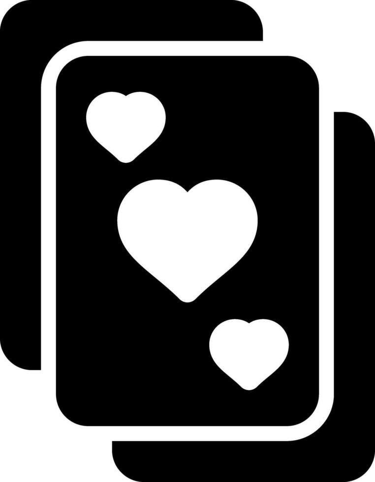 Playing Cards Creative Icon Design vector