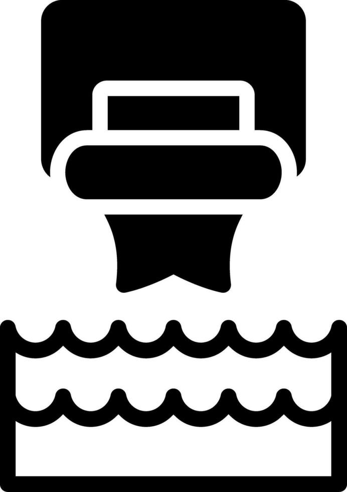 Water Basketball Creative Icon Design vector