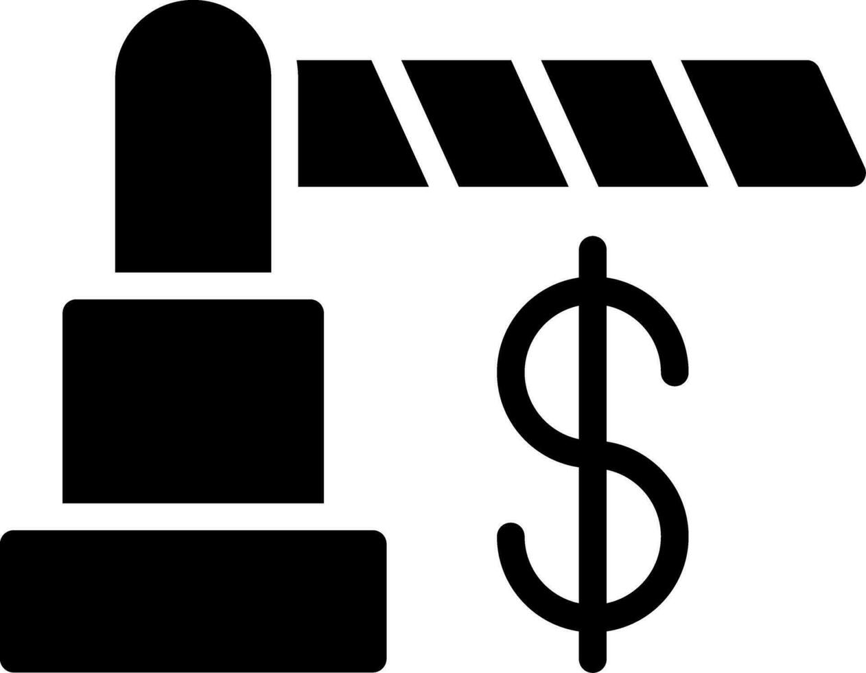 Toll Road Creative Icon Design vector