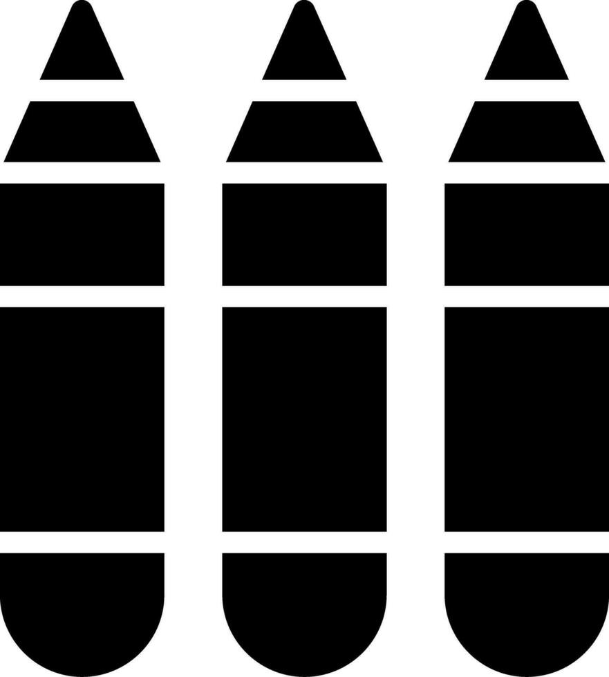 Crayons Creative Icon Design vector