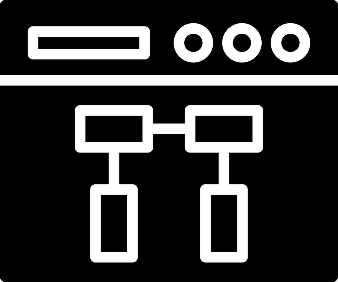 diseño de icono creativo de mapa del sitio vector