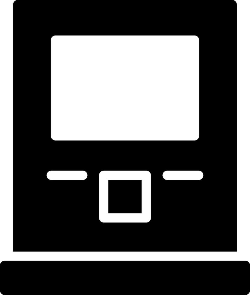 Atm Machine Creative Icon Design vector