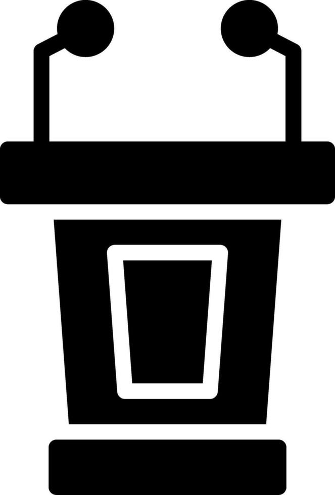 Lectern Creative Icon Design vector