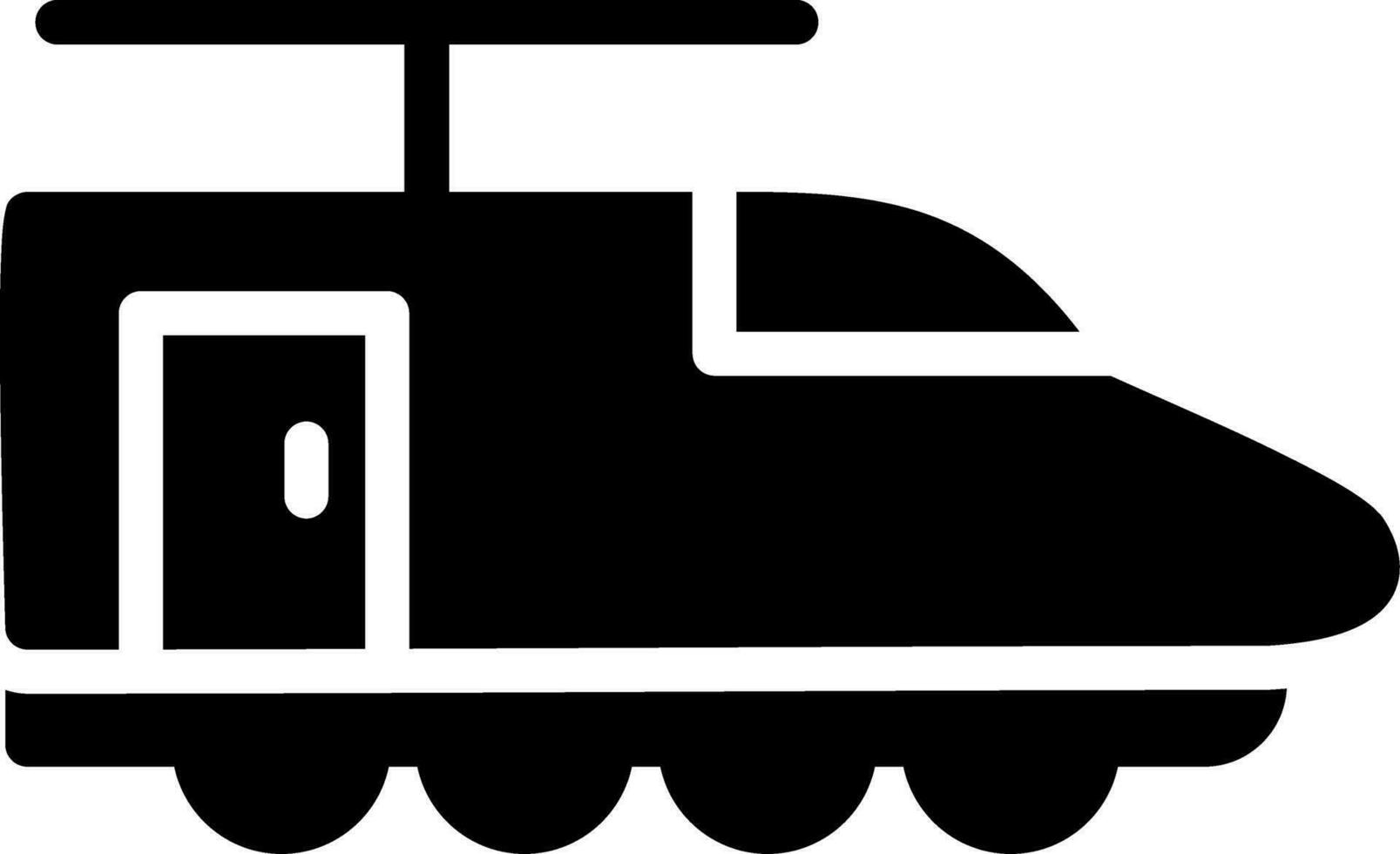 Electric Train Creative Icon Design vector