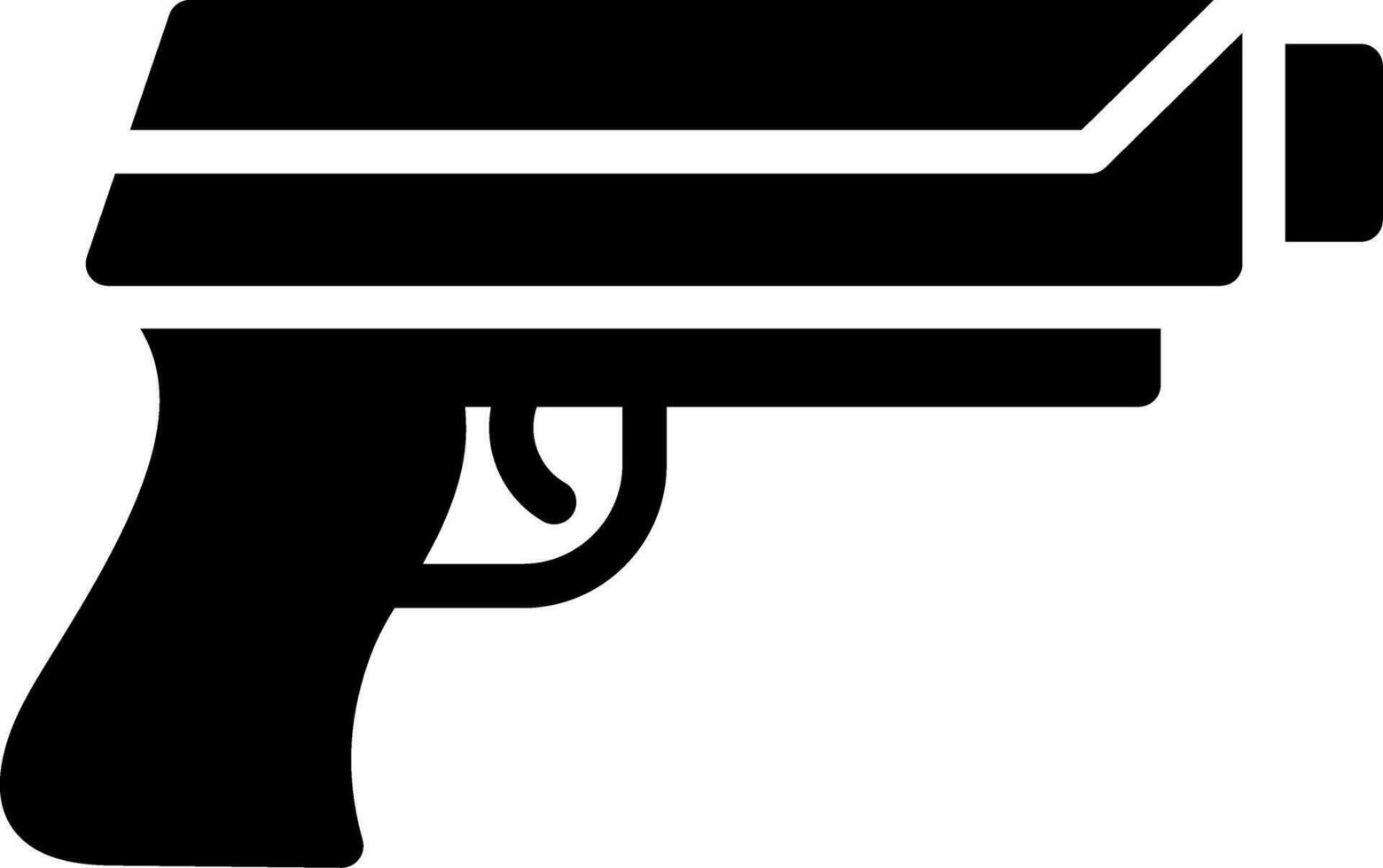 diseño de icono creativo de pistola vector