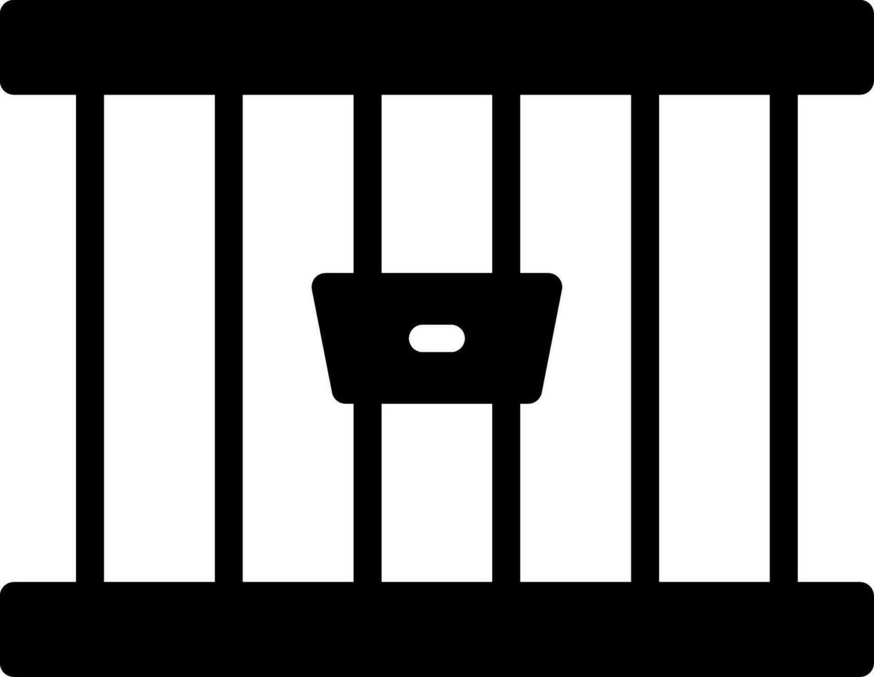 Jail Creative Icon Design vector