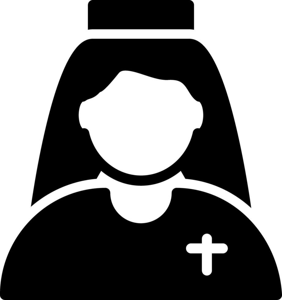 Nun Creative Icon Design vector