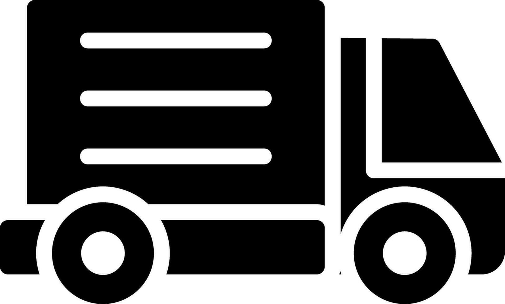 Delivery Truck Creative Icon Design vector