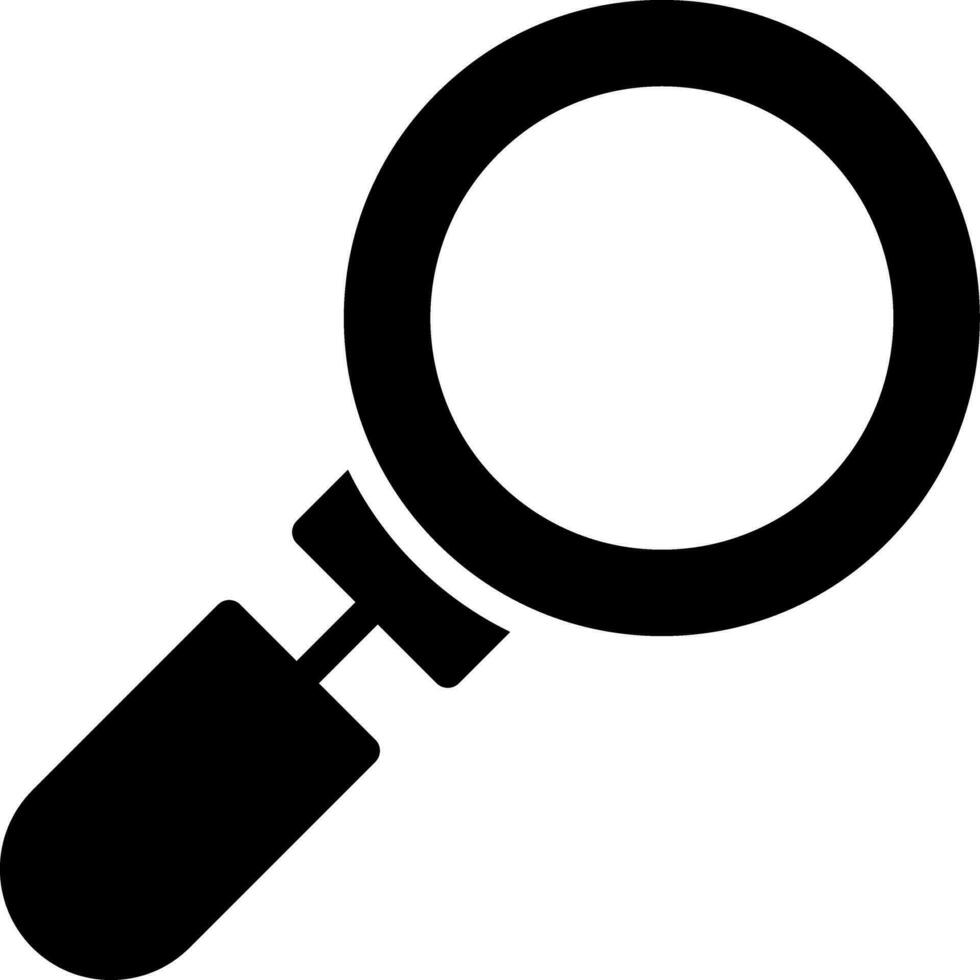 Magnifying Glass Creative Icon Design vector