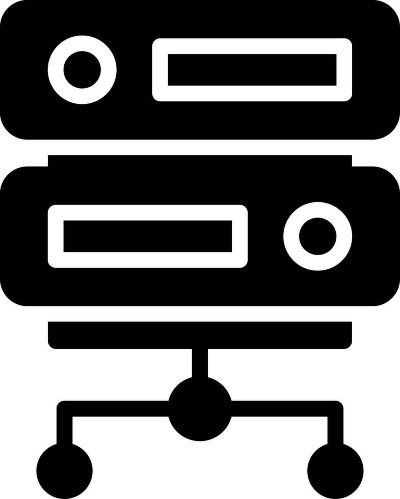 Server Creative Icon Design vector