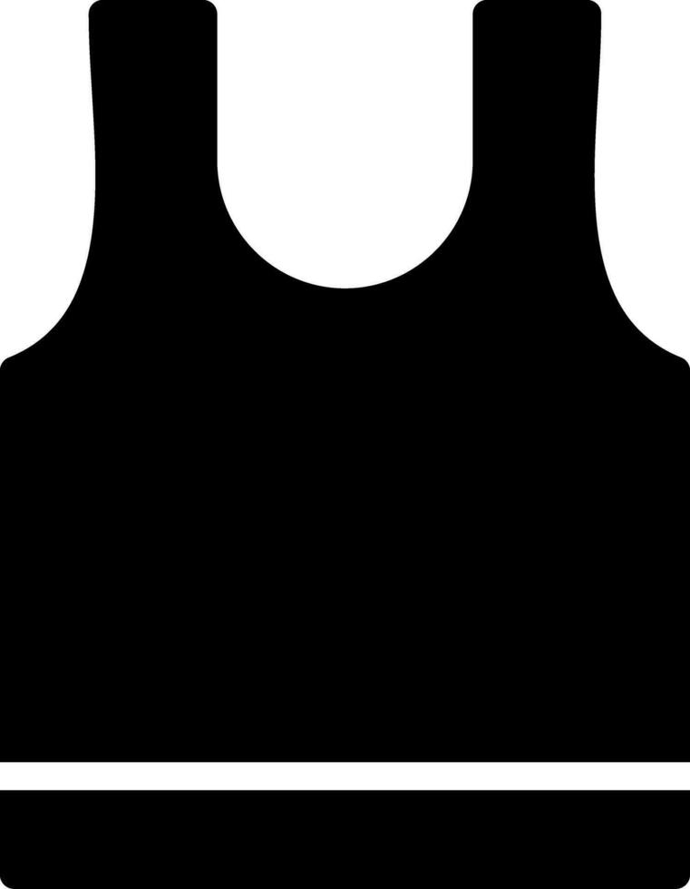 Tank Top Creative Icon Design vector