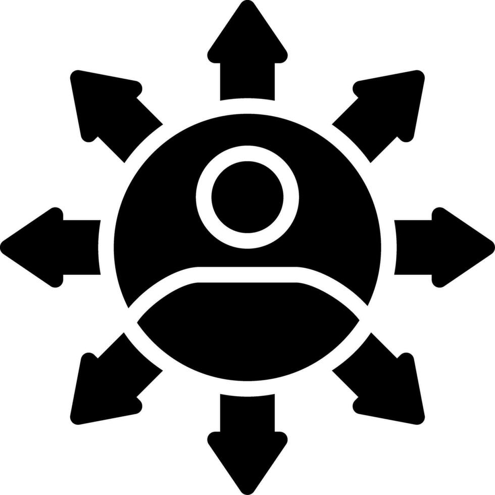 Influence Creative Icon Design vector
