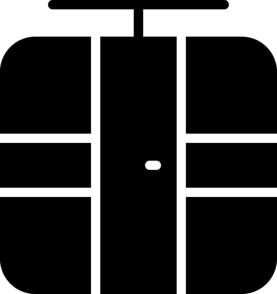 diseño de icono creativo de teleférico vector