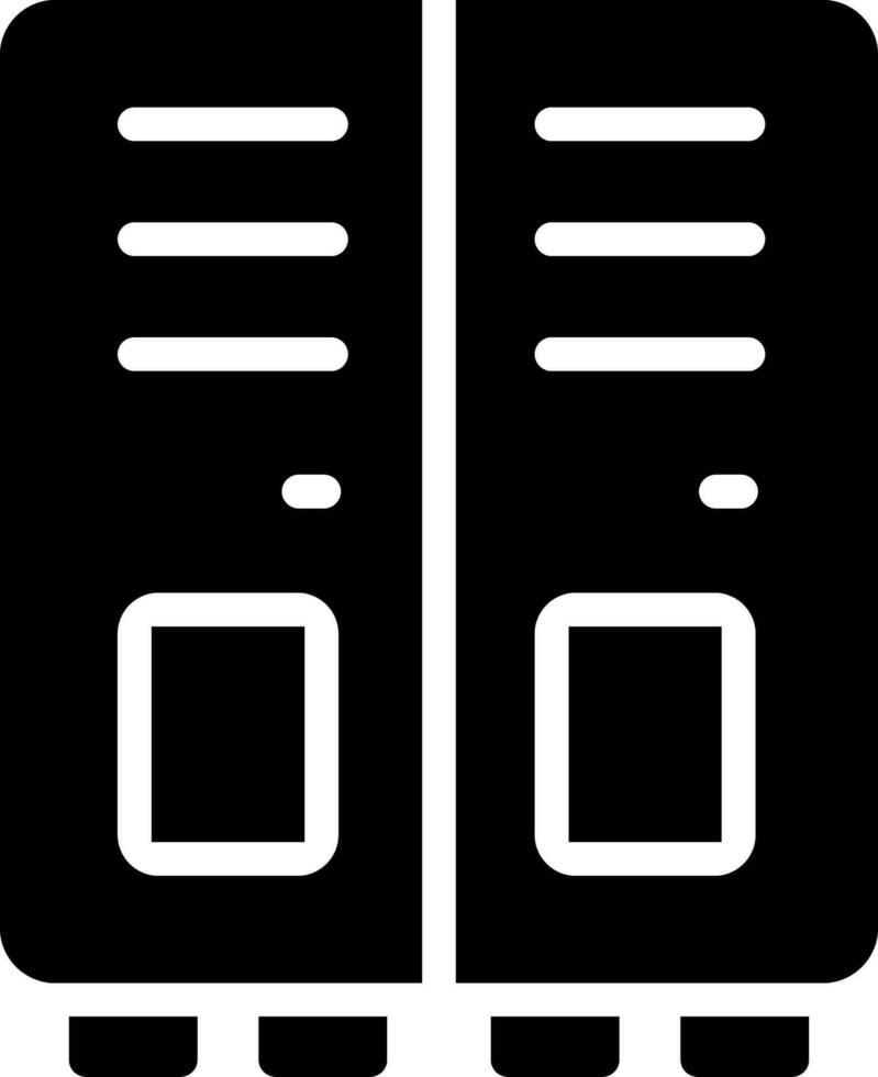 Lockers Creative Icon Design vector