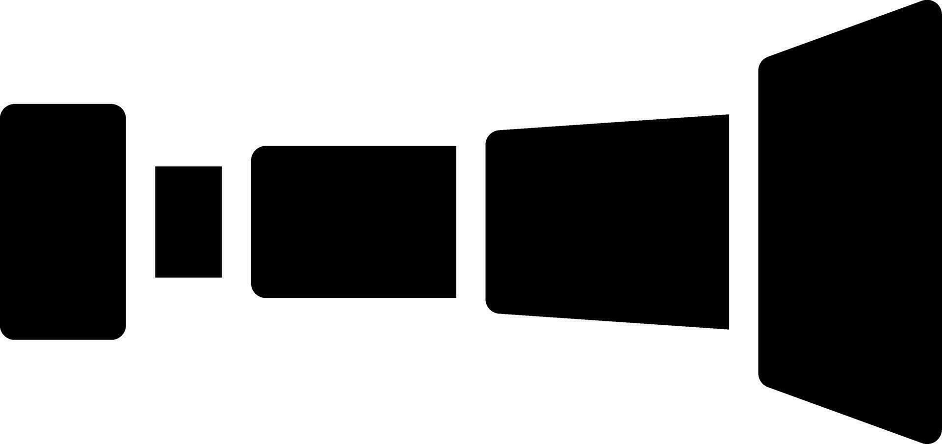 Spyglass Creative Icon Design vector